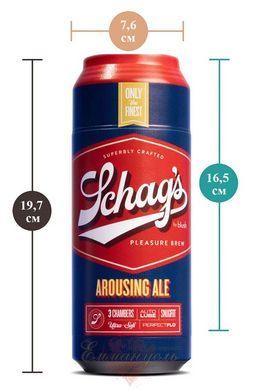 Мастурбатор Schag&rsquo;s by Blush - Arousing Ale Masturbator - Frosted SO8841 фото
