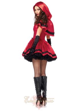 Эротический костюм Красной шапочки - Leg Avenue Gothic Red Riding Hood S, платье, накидка