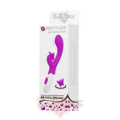 Вибратор - Pretty Love Butterfly Kiss Vibrator Pink 6603BI1206 фото