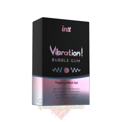 Liquid vibrator - Intt Vibration Bubble Gum (15 мл)
