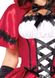 Erotic Little Red Riding Hood costume - Leg Avenue Gothic Red Riding Hood S, dress, cape