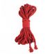Cotton rope BDSM 8 meters, 6 mm, red