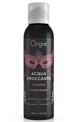 Massage foam - Orgie Acqua Croccante Sakura 150 ml, crunchy effect