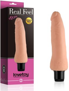 Реалистичный вибратор - Reel Feel Vibrator Flesh 8,0"