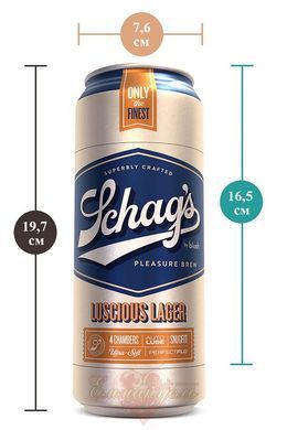 Мастурбатор Schag&rsquo;s by Blush - Luscious Lager Masturbator - Frosted SO8840 фото