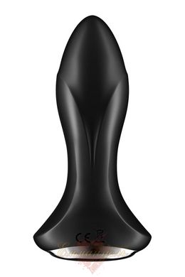 Анальна смарт вібропробка із перловим масажем - Satisfyer Rotator Plug 1+ Black