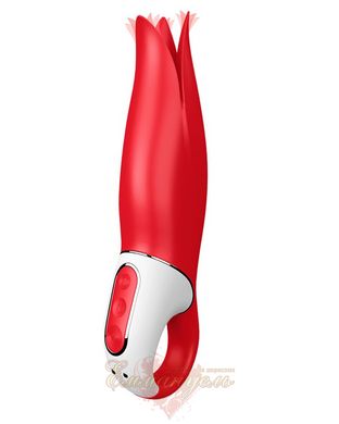Powerful vibrator - Satisfyer Vibes Power Flower with delicate fluttering petals