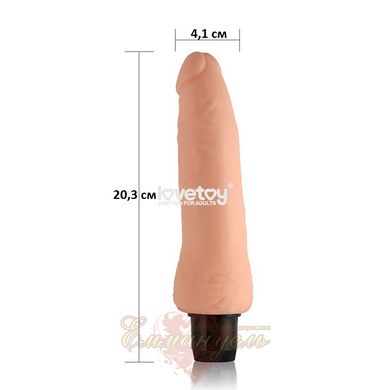 Realistic vibrator - Reel Feel Vibrator Flesh 8,0"