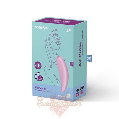 Vacuum Clitoral Stimulator - Satisfyer Curvy 3+