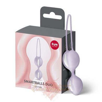 Fun Factory Smartballs Duo Purple Vaginal Balls Set 2 pcs 3.2 and 3.6 cm SX3669 &mdash; photos