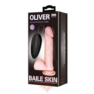 Oliver 9,5' Vibrating Dildo Flesh