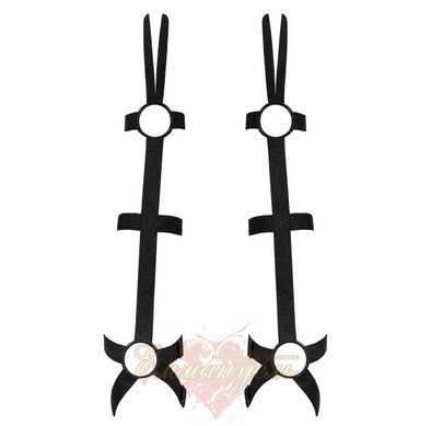 Obsessive Armares Arm Harness &mdash; Black Fabric Garters, One Size 411640 &mdash; photos