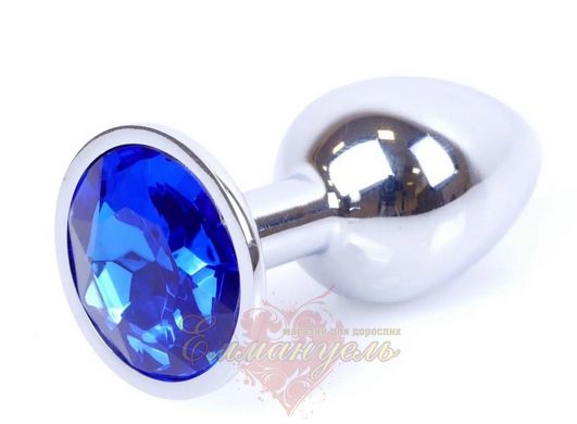 Boss Series - Jewellery Silver PLUG Dark Blue S