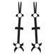 Obsessive Armares Arm Harness &mdash; Black Fabric Garters, One Size 411640 - photos (3