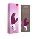 Rabbit vibrator - Fun Factory MISS BI grape/white, 2 independent motors, diameter 4.2 cm SX0945 - photos (8