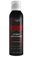 Massage foam - Orgie Acqua Croccante Strawberry 150 ml, crunchy effect