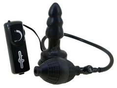 Надувний анальний плаг з вибрацією - The Knight Inflatable Vibrating Plug