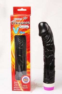 Вібратор - Classic Jelly Vibe Black 23 cm.