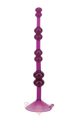 Anal beads - Love Throb Purple