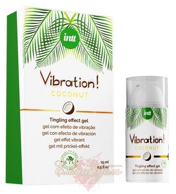 Liquid vibrator - Intt Vibration Coconut (15 ml), 100% VEGAN