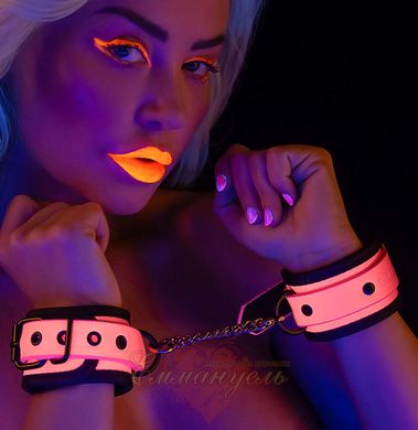 Handcuffs - Taboom Wrist Cuffs, glow in the dark