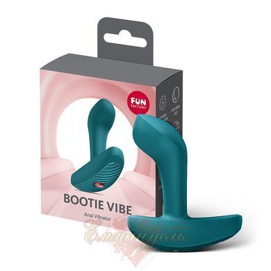 Анальная пробка Fun Factory Bootie Vibe Bottle Green SX3713 фото