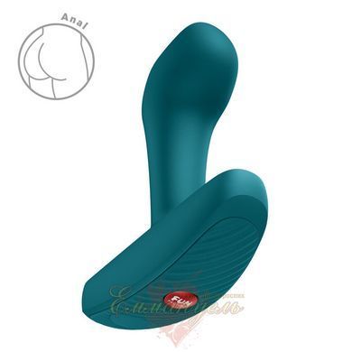 Анальная пробка Fun Factory Bootie Vibe Bottle Green SX3713 фото