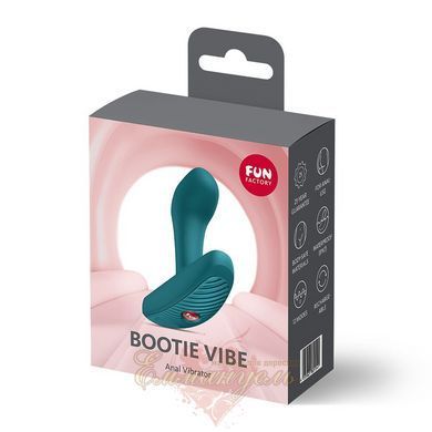 Анальная пробка Fun Factory Bootie Vibe Bottle Green SX3713 фото