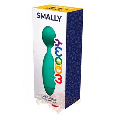 Mini vibrating massager - Wooomy Smally Mini Wand Turquoise
