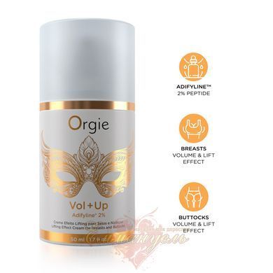 Крем с эффектом лифтинга для груди и ягодиц Orgie Vol + Up, 50 мл, пептид Adifyline SX1562 фото
