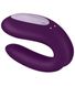 Set Satisfyer Partner Box 2 - (vibrator for couples Double Joy + Royal One vibrating ring)