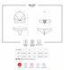 Комплект - Obsessive 863-SET-3 set 2-pcs S/M 410567 фото 7