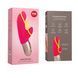 Минивибратор-кролик со стимулирующей лентой - Fun Factory AMORINO pink/neon yellow, съемная лента SX0946 фото 10