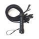 Flogger Cat, 9 braided tails 50 cm each, black color SO5187 - photos (4