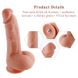 Ультрареалістичний фалоімітатор для секс-машин - Hismith 8.3″ 2-layers Silicone Flesh Dildo, двошаровий, система KlicLok