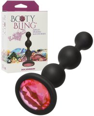 Anal Beads - Booty Bling™ Wearable Silicone Beads - Pink