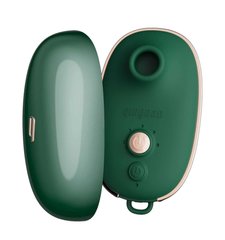 Вакуумный стимулятор клитора - Qingnan No.0, силиконовый, зеленый