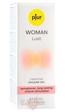 Інтимний гель - Pjur Woman Lust, рідкий вібратор, 15 мл PJ6294050000 фото