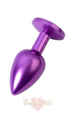 Toyfa Metal Purple Anal Strass, Amethyst Crystal, 7.2 cm, ø2.8 cm, 50 g