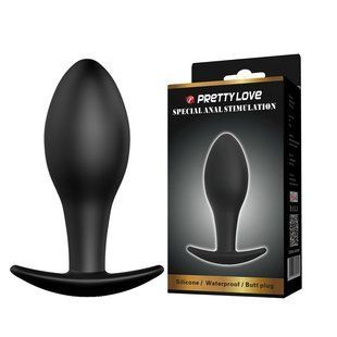 Anal Tube - Pretty Love Round Anal Butt Plug Black 6603BI-040038N &mdash; photos