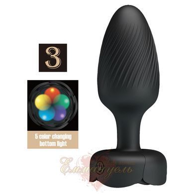 Анальна пробка Pretty love Osborn Black 6603BI-040183 фото