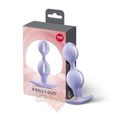 Анальні кульки Fun Factory B Balls Duo Purple з ефектом вібрації 3,2&ndash;3,6 см SX3691 фото