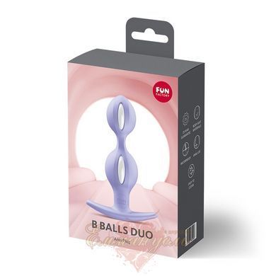 Анальні кульки Fun Factory B Balls Duo Purple з ефектом вібрації 3,2&ndash;3,6 см SX3691 фото