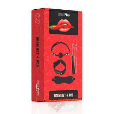 Набір БДСМ Erospace Wild Play Bdsm Set 4 Pcs C9 62050072-0009 фото