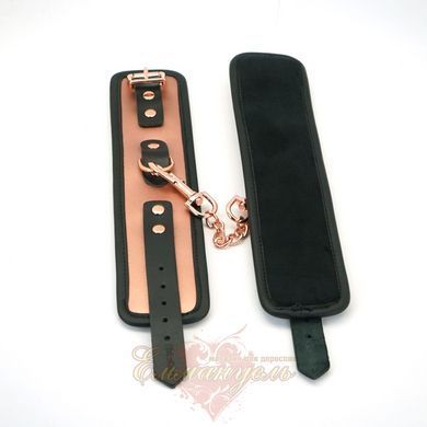 Наручники Liebe Seele Rose Gold Memory Wrist Cuff, натуральная кожа, розовое золото SO9496 фото