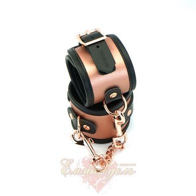 Наручники Liebe Seele Rose Gold Memory Wrist Cuff, натуральная кожа, розовое золото SO9496 фото