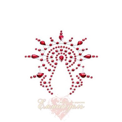 Пестіс з кристалів - Petits Joujoux Gloria set of 3 - Red, прикраса на груди і вульву