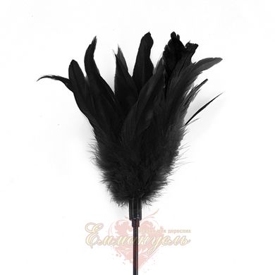 Щекоталка черная - Art of Sex Feather Paddle, перо молодого петуха