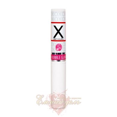 Стимулюючий бальзам для губ унісекс Sensuva - X on the Lips Bubble Gum з феромонами
