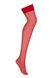 Панчохи - Obsessive S800 stockings Red, S/M